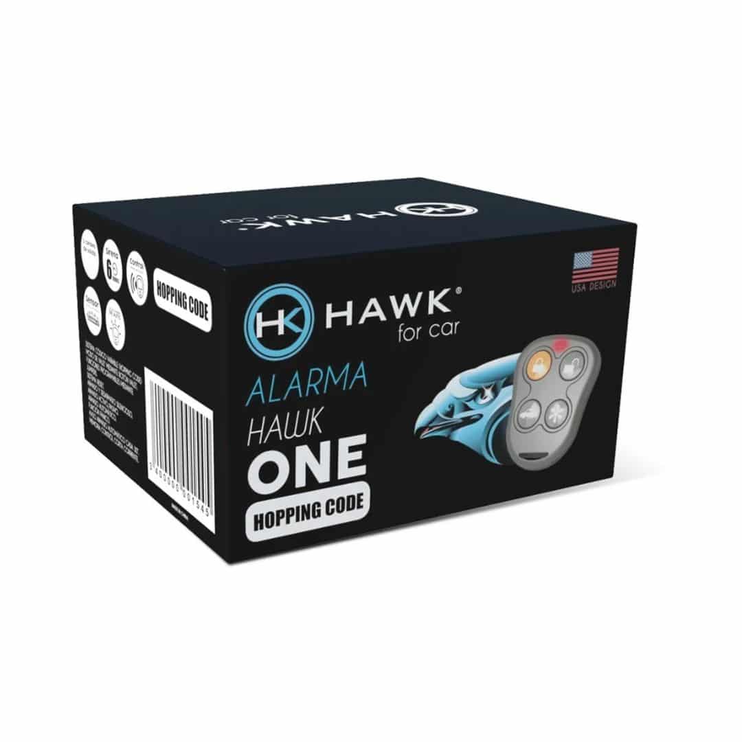 Alarma One Hawk, Anti copia, Color negro.