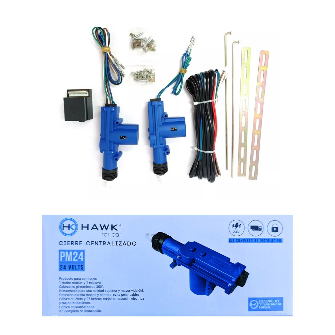 Kit Cierre Centralizado 24V Para Camión 4 Puertas – Con Mando A Distancia, Modelo Rclick