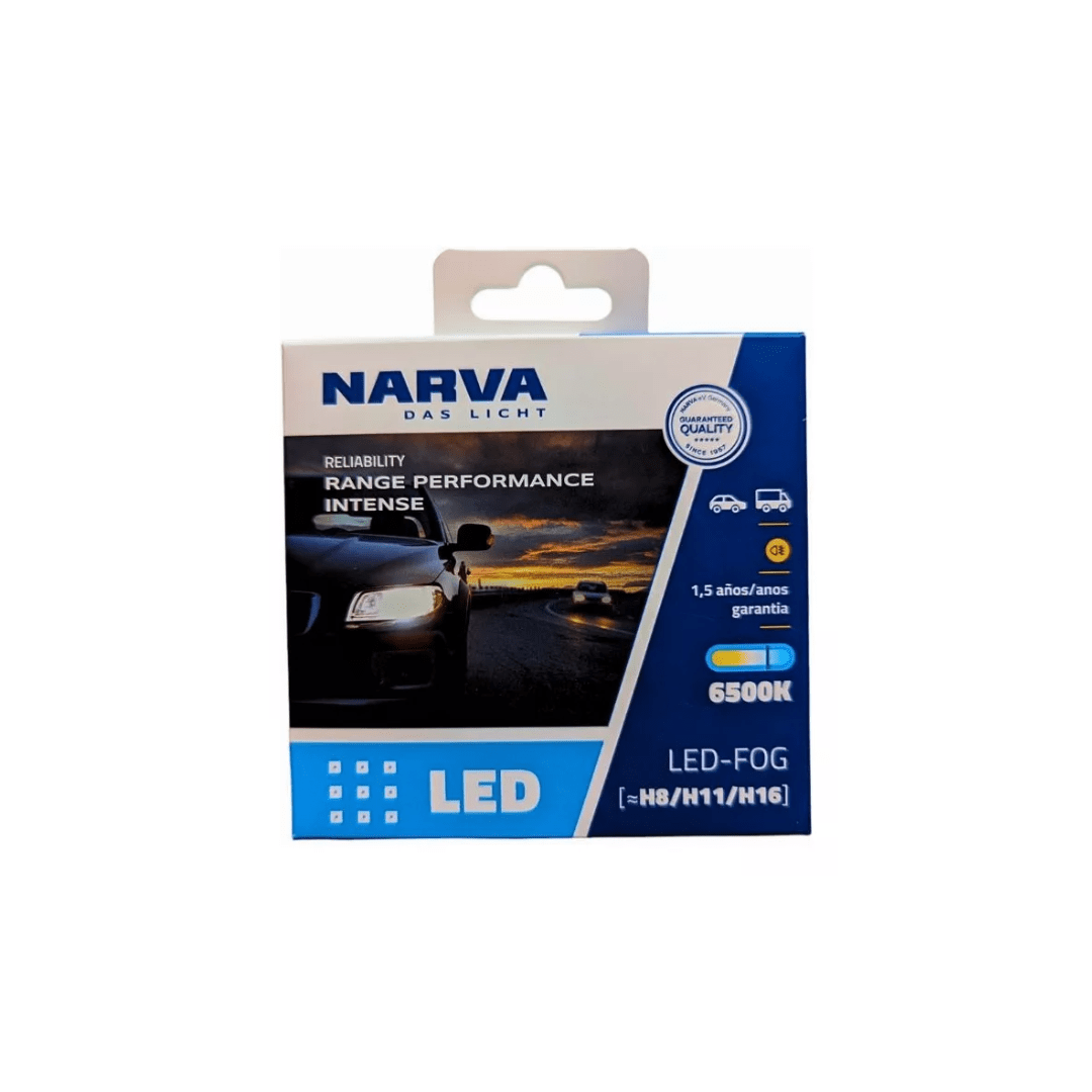 Ampolleta LED H8/H9/H11/H16 12/24v. 18W 6.0K Standard (par)